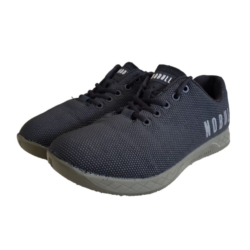 Nobull Super Fabric Shoes Black Running Sneakers Trainers Men's Sz 8 WOM Sz 9.5